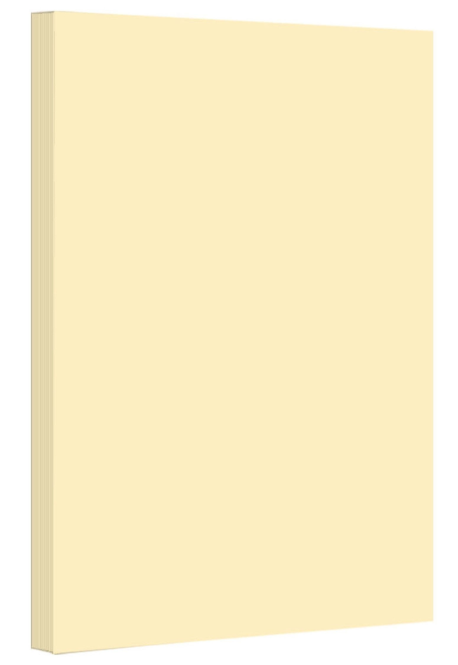 Ivory Pastel Color Card Stock | 67Lb Cover Cardstock | 8.5' X 14' Inches | 50 Sheets Per Pack
