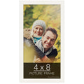 wallsthatspeak 4x8 white Picture Frame for Puzzles Posters Photos or Artwork