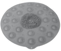 JIYAVOYEX Round Slip Mat for Bathroom Floor, Anti Slip Bath Mat with Grip Base, Water Drain Design Floor Mat for Bathroom Kitche