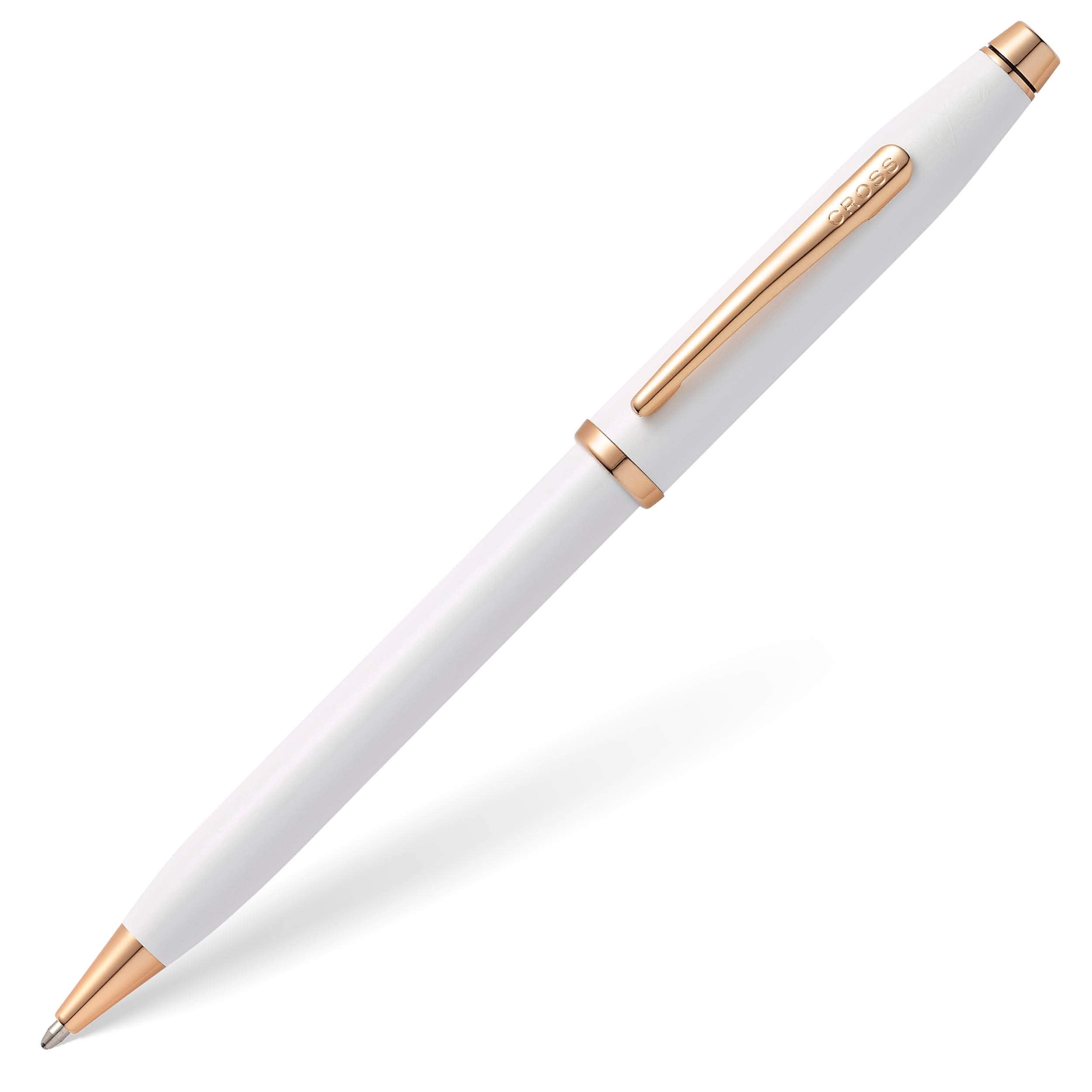 Cross Century Ii Refillable Ballpoint Pen, Medium Ballpen, Includes Luxury Gift Box - Pearlescent White Lacquer