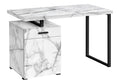 Monarch Specialties I 7762 Computer Desk, Home Office, Laptop, Left, Right Set-up, Storage Drawers, 48 L, Work, Metal, Laminate,