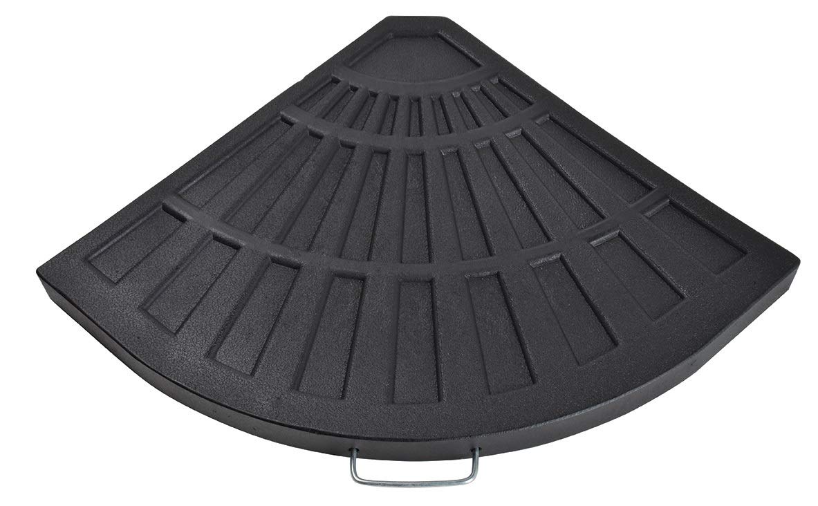 Bond Manufacturing 60479A 12Kg Sector Umbrella Base, Black, 25.98' X 19.09' X 1.65'