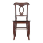 Winsome Renaissance 2-pc Dining Chair Set, Key hole back, Walnut