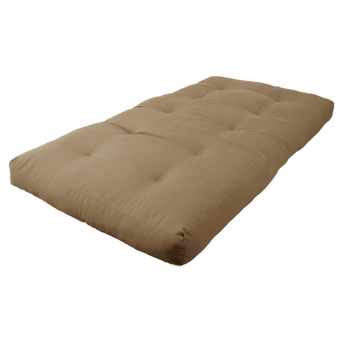 Blazing Needles Renewal 6&quot; Twill Futon Mattress, Twin, Toffee