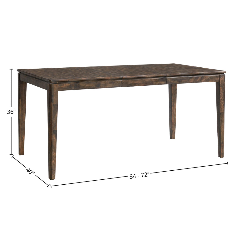 Intercon Kauai 40 x 54-72 Butterfly Leaf Counter Convertible Dining Table, Brown