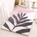 Gavi Enterprise Home Decor Microfiber Soft Bathroom Mat with Modern Design Anti Slip Bath Mats Water Absorbent Mat for Shower Qu