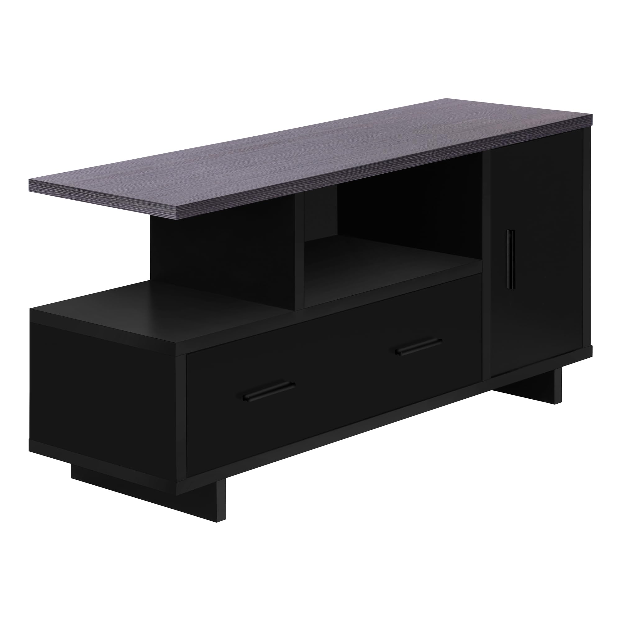 Monarch Specialties I STAND-48 L Storage TV Stand - Thumbnail 5