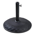 International Caravan Furniture Piece Compound Resin Basket Weave Umbrella Stand