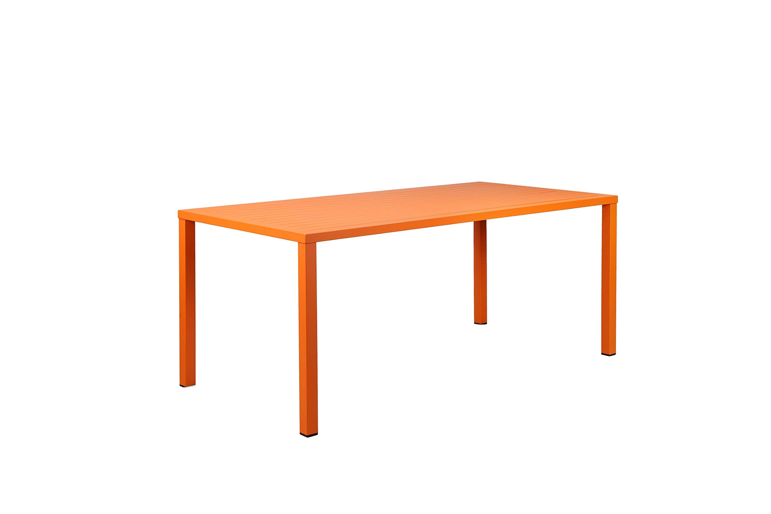 Pangea Home Miami Dt Orng Dining Table, Orange