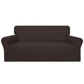 Easy-Going 100% Waterproof Couch Cover, Dual Waterproof Sofa Cover, Stretch Jacquard Sofa Slipcover, Leakproof Furniture Protector For Kids, Pets, Dog And Cat(Oversized Sofa, Chocolate)