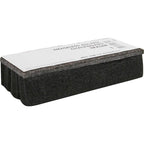 Sparco Spr1 Chalkboard Eraser, All-Felt, Dustless, Black, 6 X 2 1/2