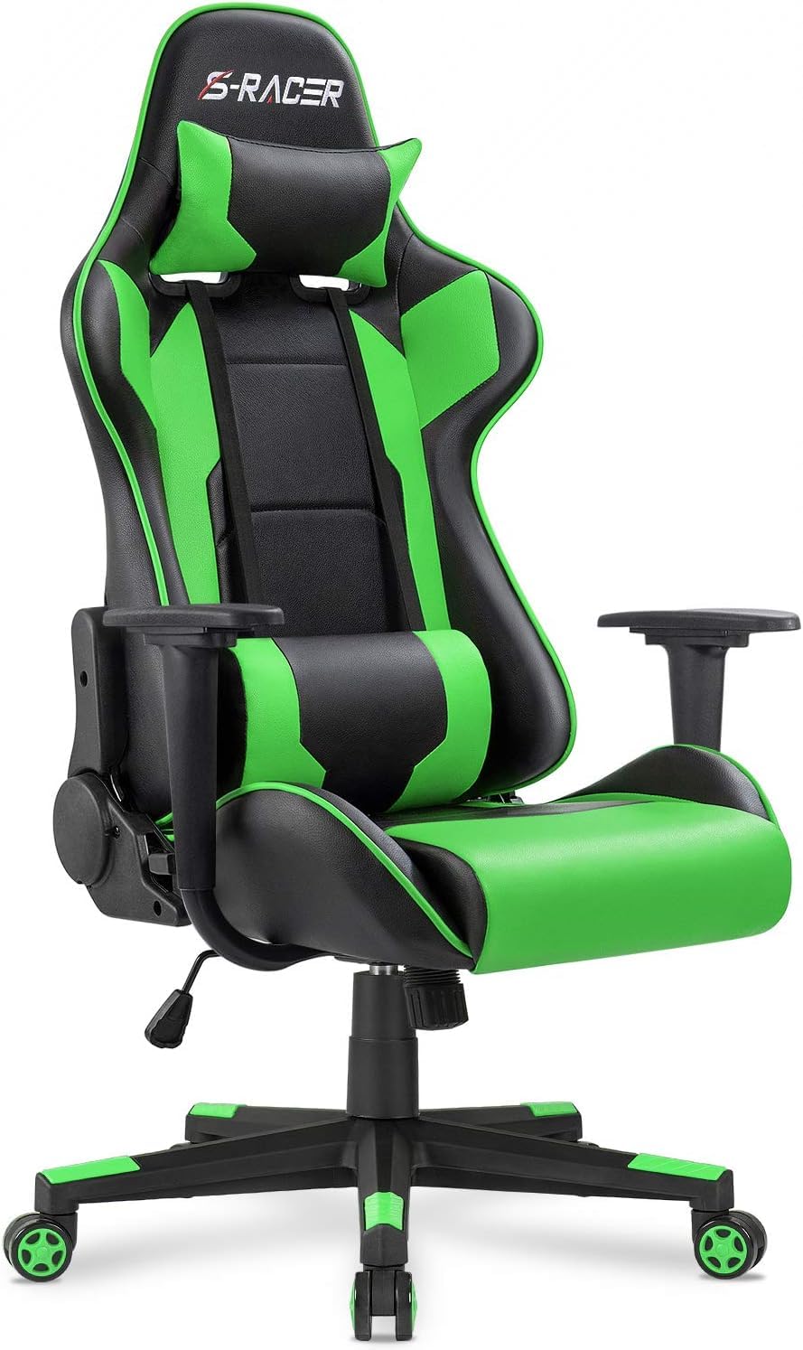 Homall Gaming Chair, Office Chair High Back Computer Chair Leather Desk Chair Racing Executive Ergonomic Adjustable Swivel Task 