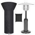 Patio Tabletop Heater Covers With Zipper And Storage Bag,Waterproof,Dustproof,Wind-Resistant,Sunlight-Resistant,Snow-Resistant,Black,38'' Height X 24' Dome X 14.5' Base