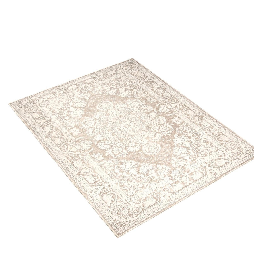 Safavieh Reflection Collection Area Rug - 9' X 12', Beige & Cream, Vintage Distressed Design, Non-Shedding & Easy Care, Ideal Fo