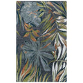 Mirage 5' X 7'6" Floral Gray/Blue/Green/White/Orange Hand Tufted Rug