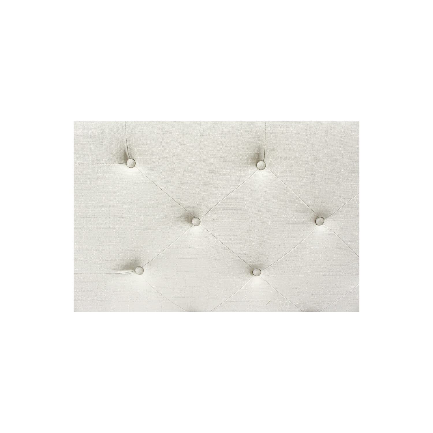 Best Master Furniture Vero Tufted Wingback Platform Bed, Queen Beige