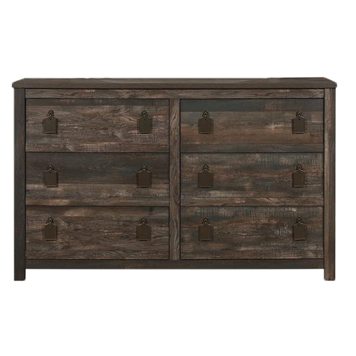 Global Furniture USA Harlow Rustic Brown Dresser