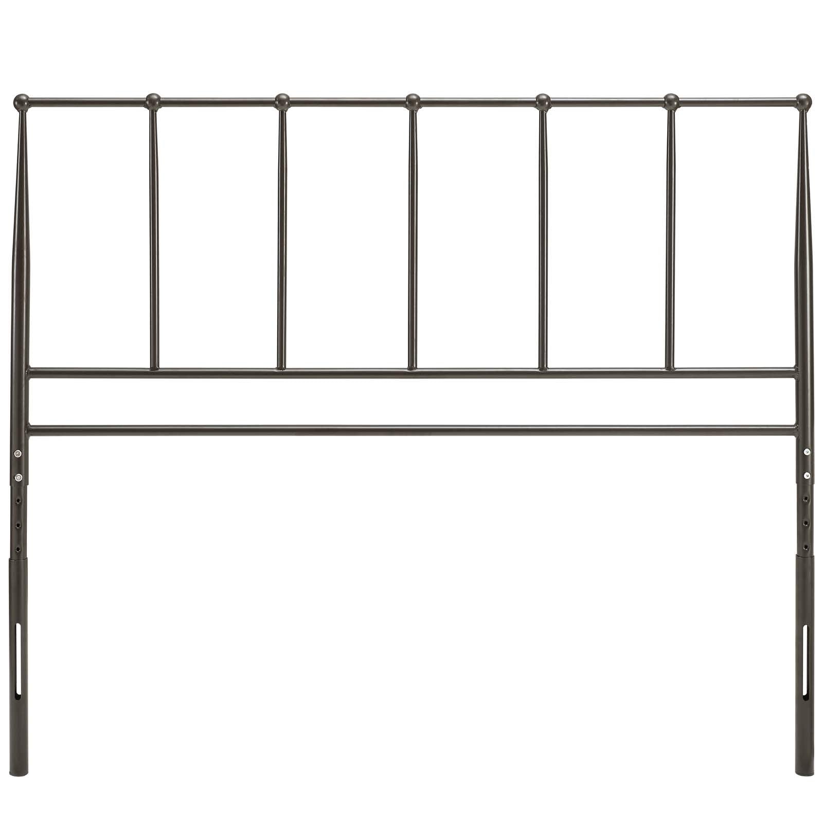 Modway Kiana Stainless Steel Metal Queen Headboard In Brown