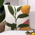 Jasen Abstract Boho Pillow Covers 20X20,Soft Mid Century Geometric Floral Decorative Throw Pillows For Couch Bed Sofa Bedroom(On