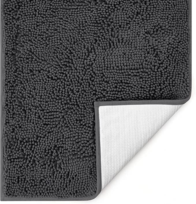 MYZON Bath Mat Extra Soft and Absorbent Shaggy Bathroom Mat Rugs, Machine Washable, NonSlip Plush Carpet Runner for Tub, Shower