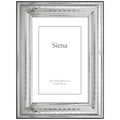 Siena Classic Hammered Silver Picture Frame, Tarnish Resistant Finish, Perfect Photo Frame for any End Table, Credenza, Shelf, o