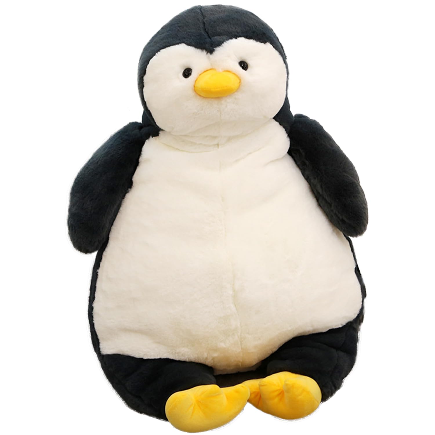 Arelux 14In Cute Penguin Plush Stuffed Animal Hugging Pillow: Soft Large Sleeping Body Warm Fluffy Pillow Adorable Chubby Pengui