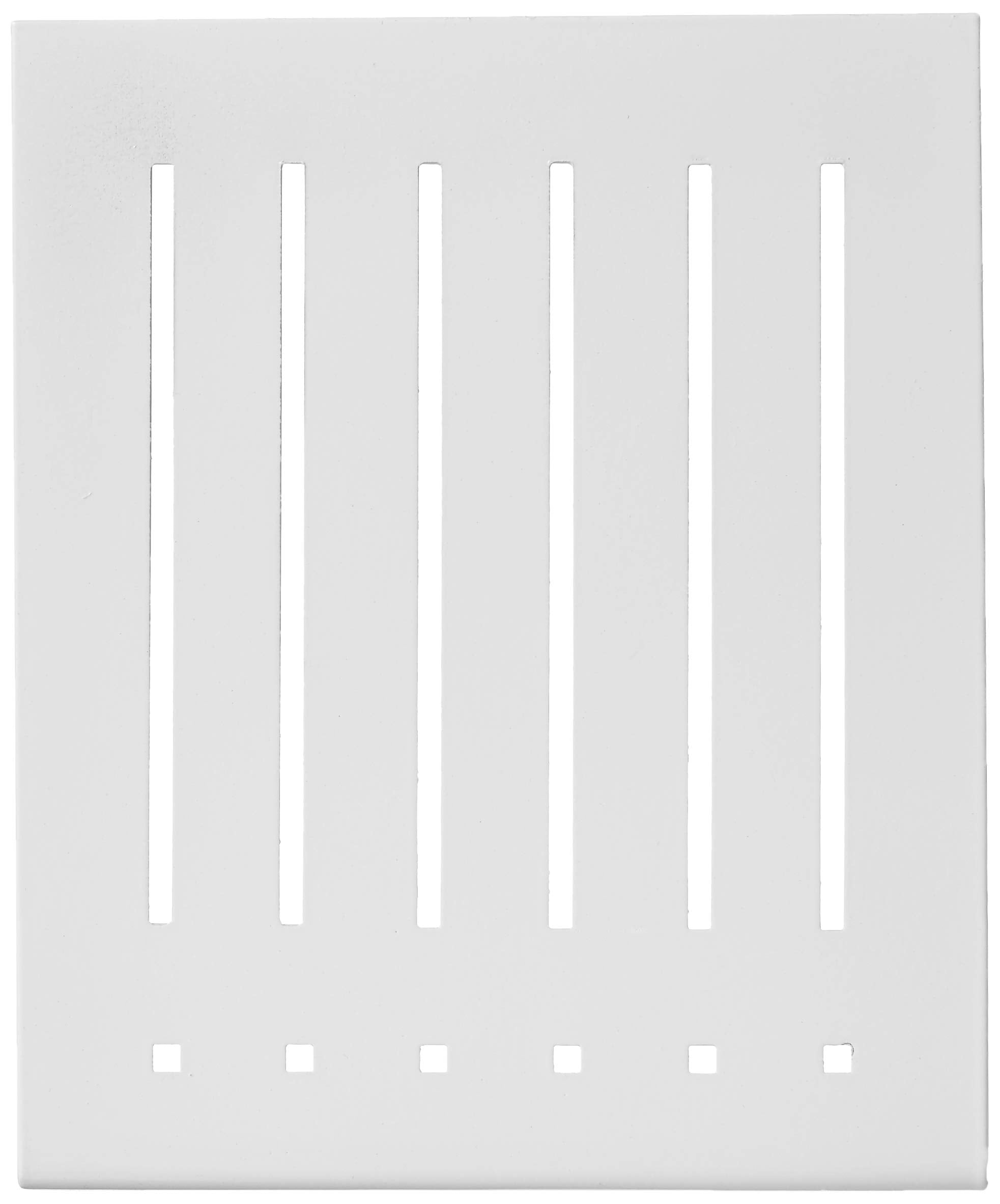 Spectrum Diversified Large Rectangle Bookends, White