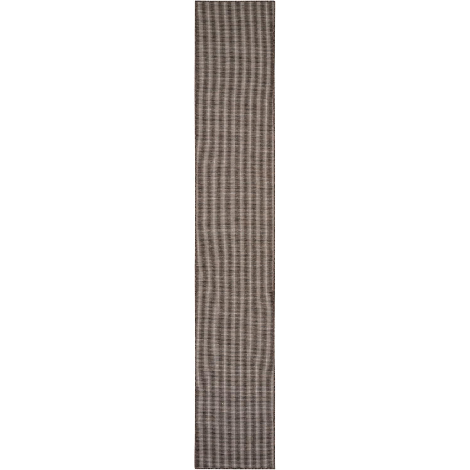 Nourison Positano Indoor/Outdoor Natural 2'2' X 10' Area Rug, Easy Cleaning, Non Shedding, Bed Room, Living Room, Dining Room,