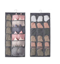 Zerolex DualSided Hanging Closet Organiser With 30 Mesh Pockets, Multicolour