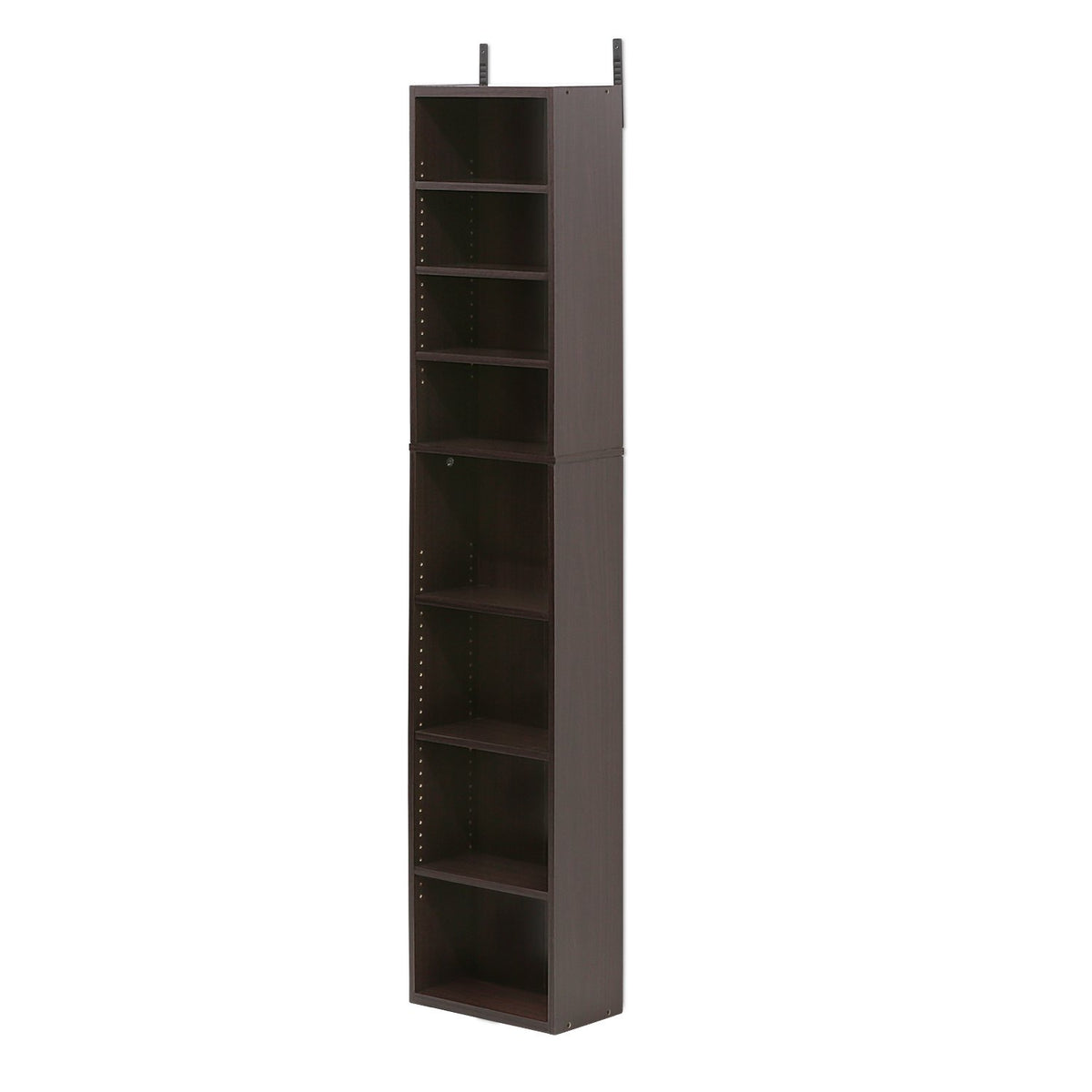 Furinno Indo 8-Tier Media Tower, Espresso