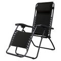 Caravan Sports Zero Gravity Outdoor Portable Folding Camping Lawn Deck Patio Pool Recliner Lounge Chair for Adults, Adjustable H