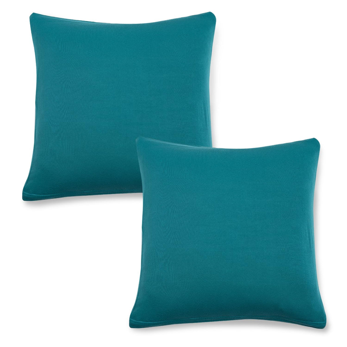 Hokipo Stretchable Cushion Cover 16 Inch X 16 Inch, Dark Cyan, Pack Of 2 (Ar4282E7*2)