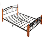 Woodpeckers Furniture And Mattress Lexus Metal & Wood Bed Frame (Full)