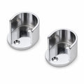 DECHOUS 2Pcs Stainless Steel Closet Rod Brackets, UShaped Wardrobe Bracket