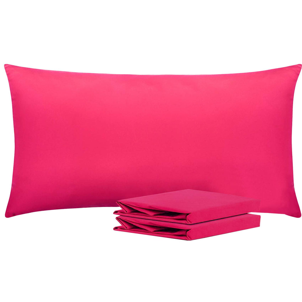 Ntbay King Pillowcase Set - 2 Pack Brushed Microfiber 20X40 Pillowcases - Soft, Wrinkle-Free, Fade-Resistant, Stain-Resistant, M