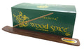 Govinda Incense Stick Holder Bundle with Nandita Wood Spice Incense Sticks - 12 Boxes x 15 Grams