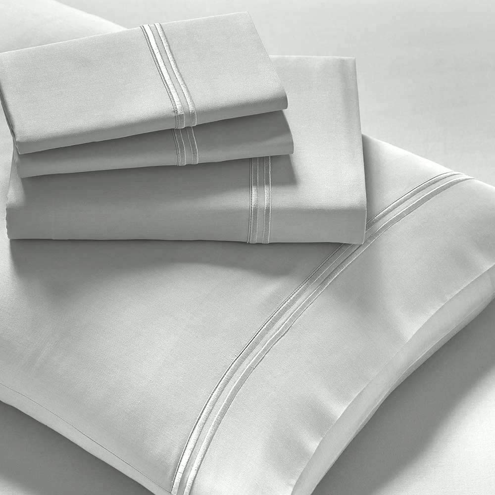 PureCare Elements Cool Touch Sheet Set Featuring 100% Tencel, Precision-Fit Corners & enveloping Pillowcases, Queen, Dove Gray (PCST-Q-GY)