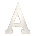 HomeRoots 16' Distressed White Wash Wooden Initial Letter A Sculpture