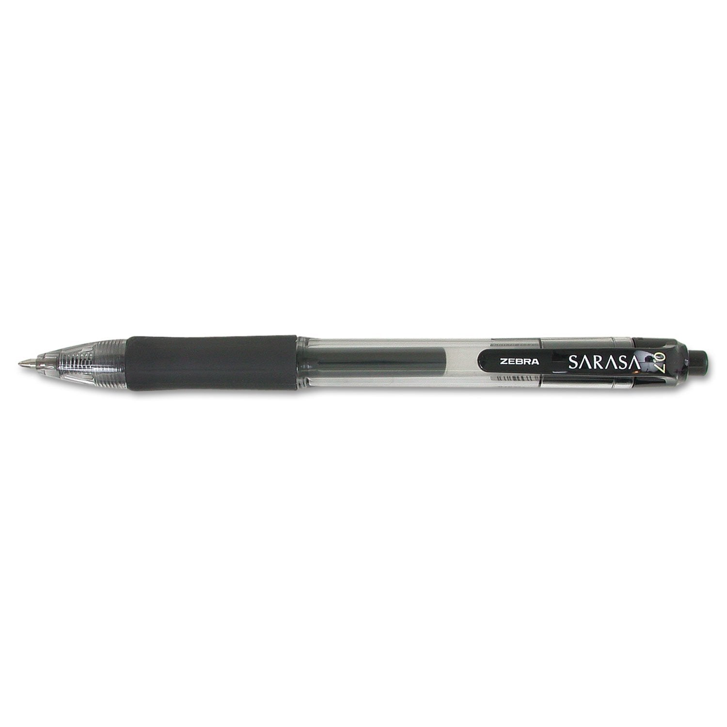 Zebra 46810 Sarasa Retractable Gel Pen, Black Ink, Medium, Dozen