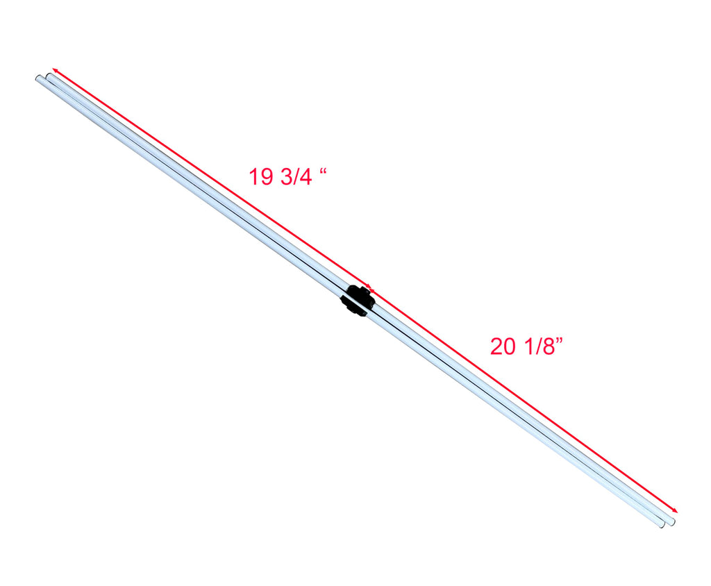 Generic Replacement Side Truss Bar for Ozark Trail Coleman 10x10 Canopy Gazebo, Metal, White, 39 7/8 Size