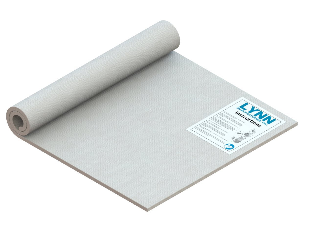 Lynn Manufacturing Wet Ceramic Fiber Blanket, 2300F Rated, 36    x 24 x 1/2, 1035
