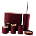 Club Bollywood 6Pcs Bathroom Accessories Portable Toilet Brush For Dorm Household Farmhouse Red|Home & Garden | Bath |Bath Acces
