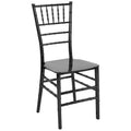 Flash Furniture Hercules Series Black Resin Stacking Chiavari Chair