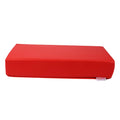 HEALLILY Massage Bolster Pillow Cushion for Massage Tables Leather Square Pillow Cushion Beauty Salon SPA Head Rest Cushion Red