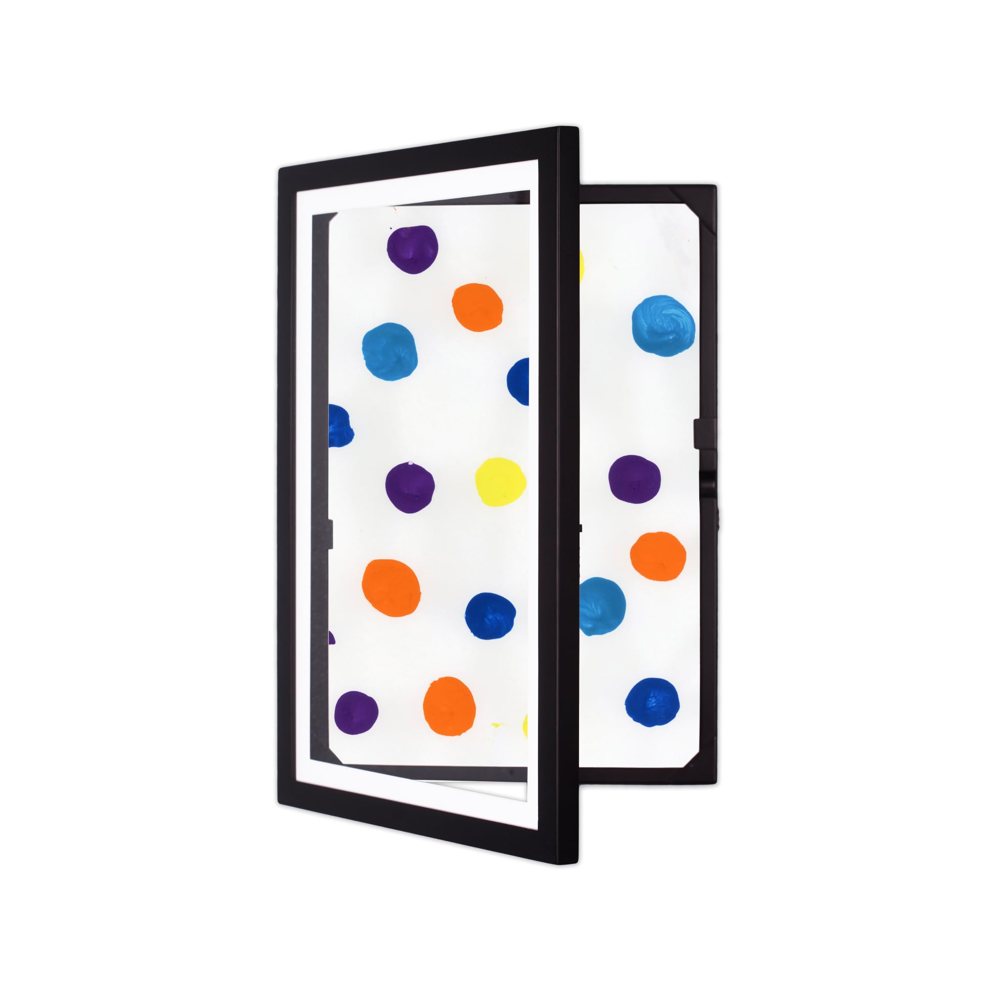 Dynamic Frames Art Cabinet, Stores up to 50 Pieces of 12 x 18 inch Art, Outer Wooden Frame Dimensions 14.75 x 20.75 inches, Kids