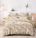 Linemates1 Reversible Comforter Super King Size108 X 108 Both Side Same Print 1 Bedsheet King Size 108 * 108 Inches With 2 Pillo