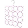BESPORTBLE Foldable Scarf Hanger Organizer for Closet Scarf Storage Organiser for Scarves Belts Ties Shawls Space Saving Wardrob
