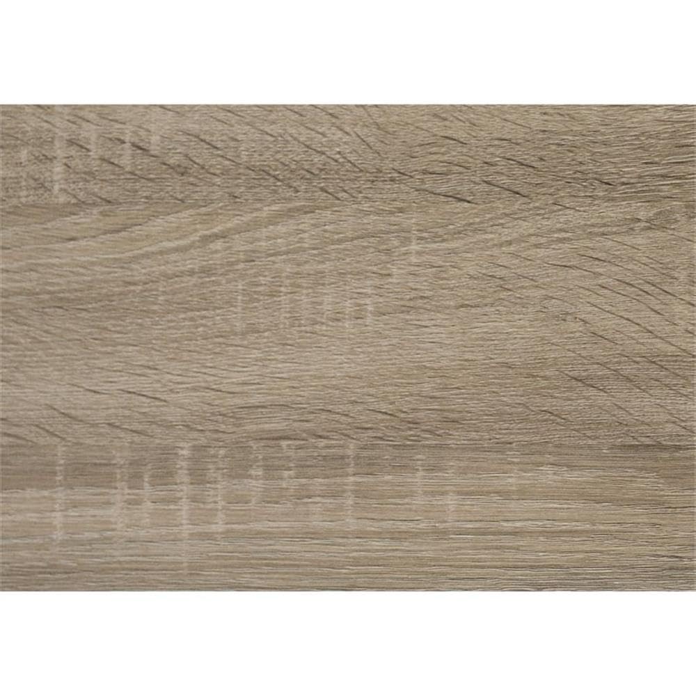 Monarch Specialties I TV STAND-48 L 2 Storage Drawers, Dark Taupe