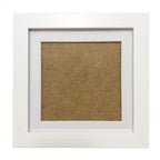 7x7 Picture Frames with 4x4 Opening Mat. 7x7 Photo Frame White Square. Solid Wood.Plastic Panel.The Protective Film Must be Remo