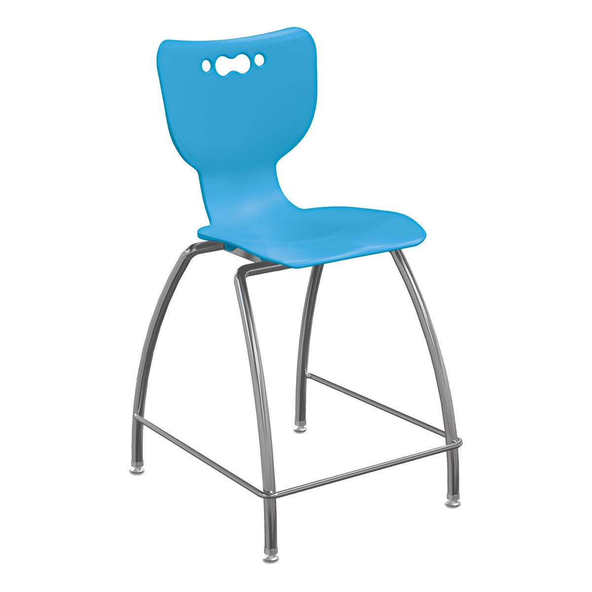 Mooreco Hierarchy Stool - 4-Leg Stool (30 Inch) - Blue (53221-Hblu)